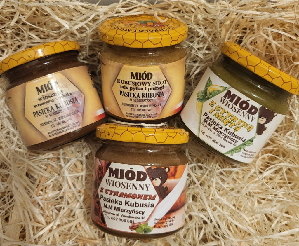 Kubusias honning 250 g – forårshonning (flere varianter)